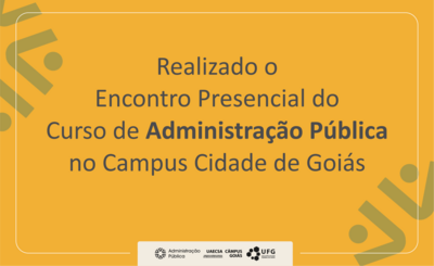 Banner encontro presencial realizado