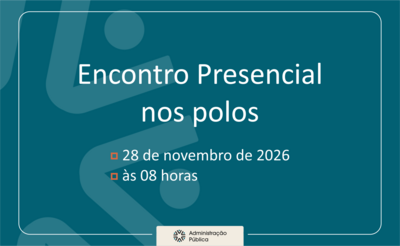 Capa - Notícia - Encontro presencial nos polos