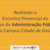 Banner encontro presencial realizado