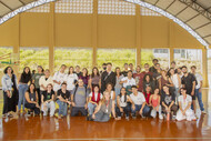 Estudantes participam de atividades práticas e  durante ação de eeducativasxtensão realizada no IFG – Campus Senador Canedo.