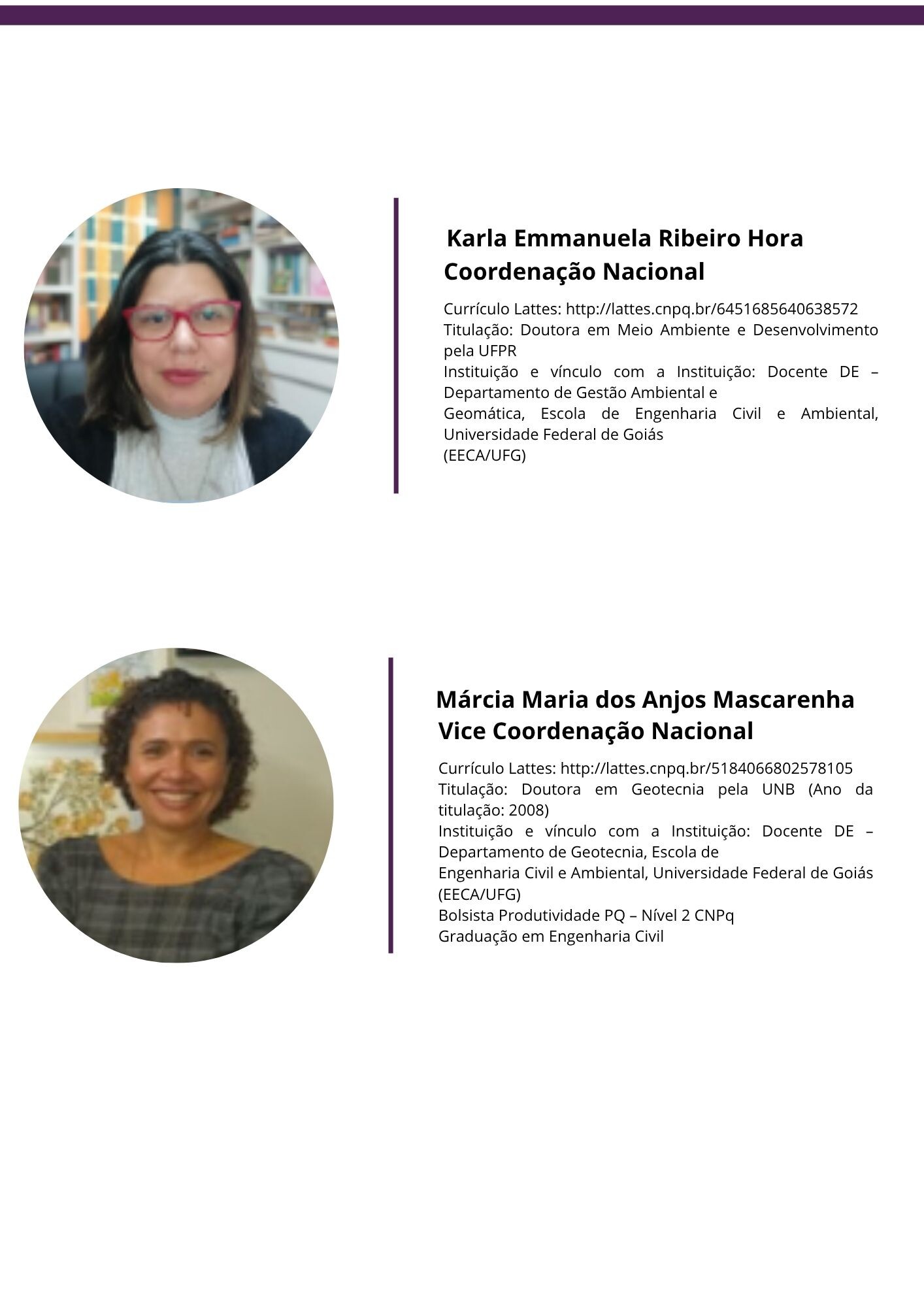 coordenadoras