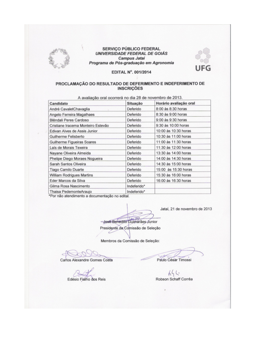 Edital 0001/2014