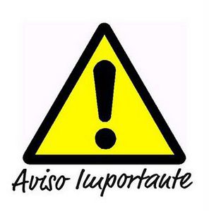 AVISO IMPORTANTE