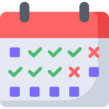 Schedule - by flaticon.com
