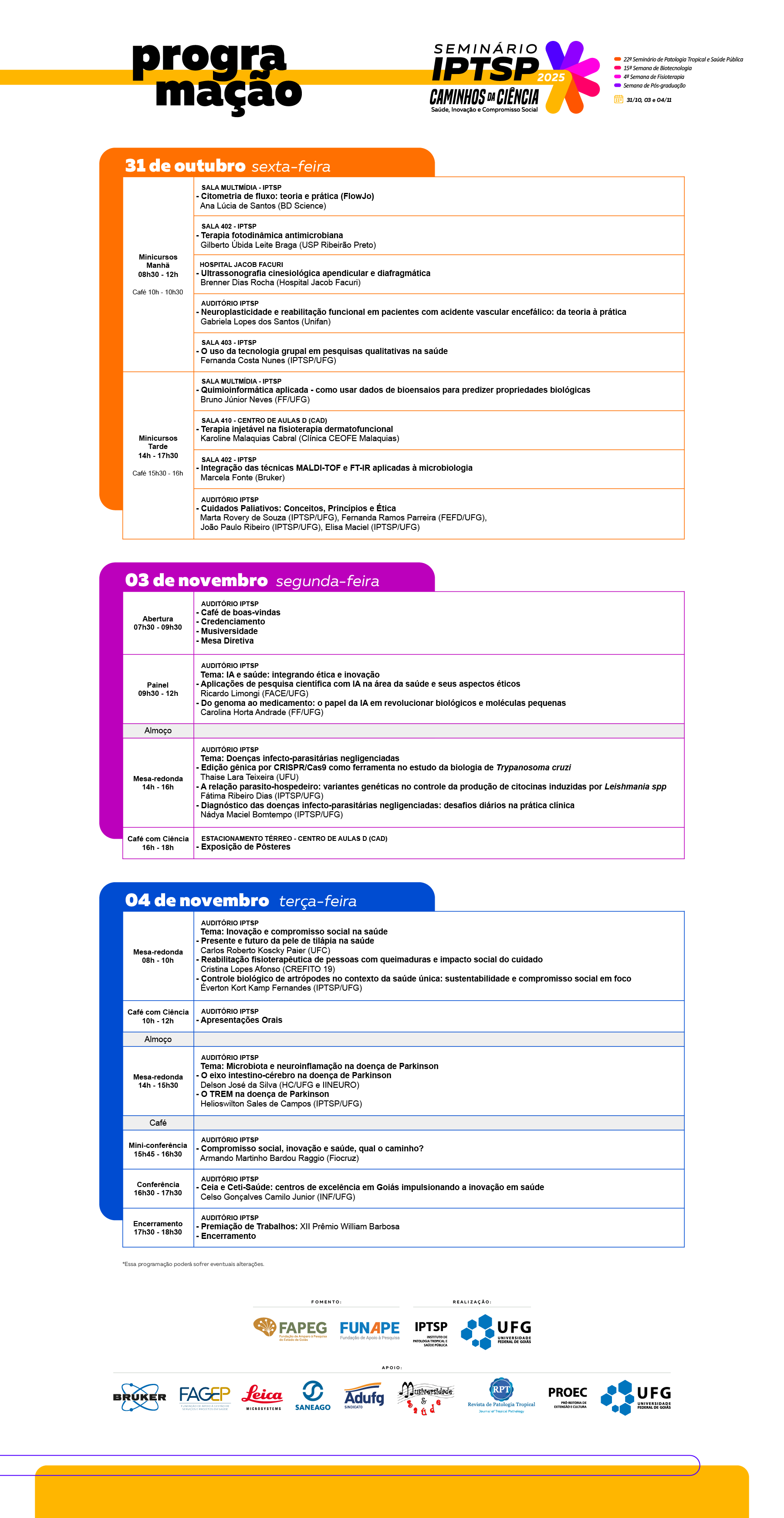 Seminário IPTSP 2025 - Programação