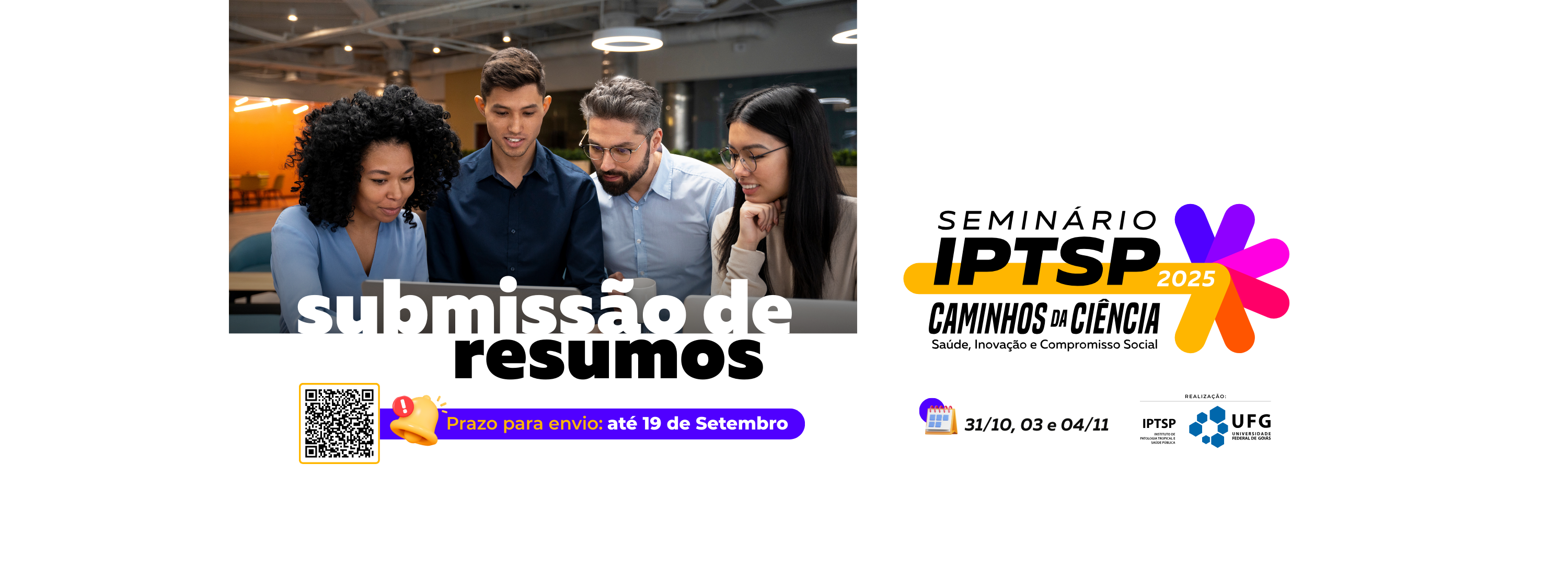 Submissão de Resumos - banner site