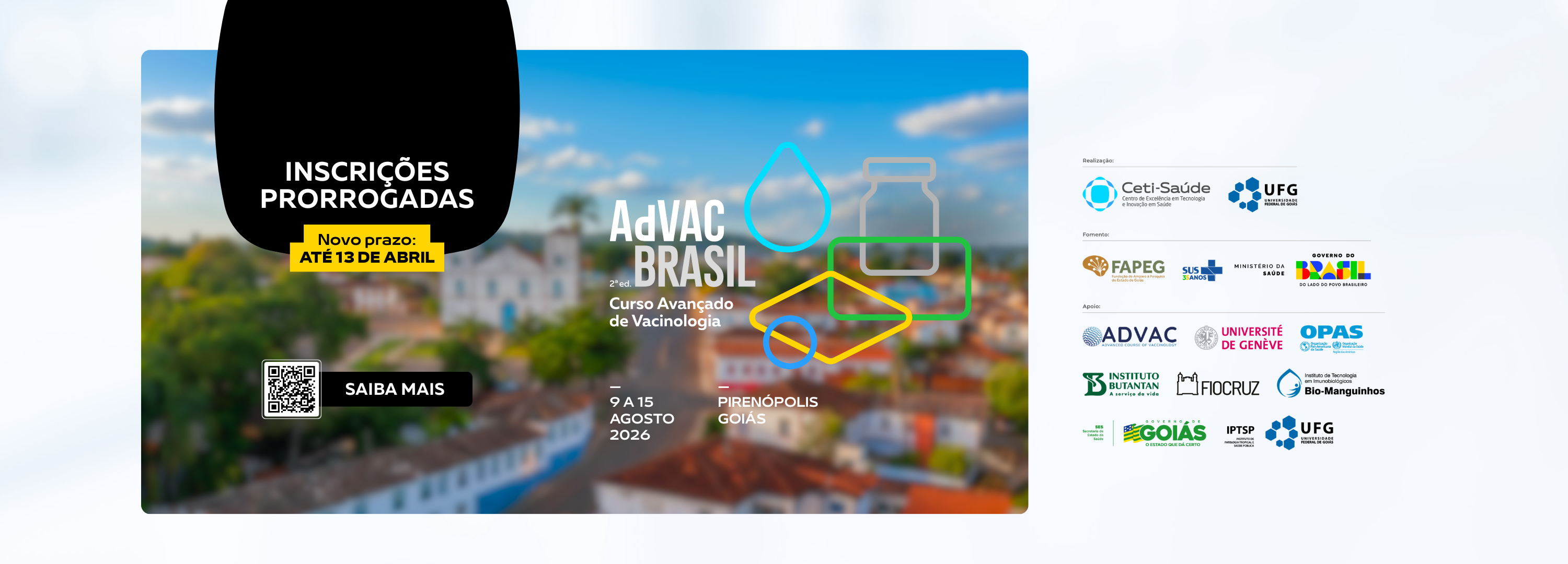 AdVAC Brasil Inscriçoes Prorrogadas 