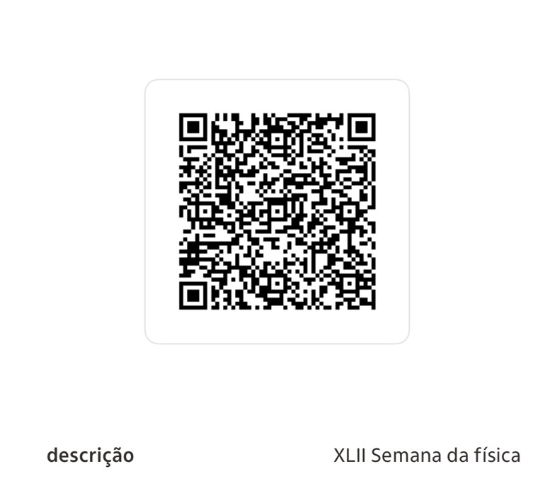 QR code para pagamento da inscrição