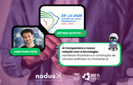 Imagem mostra detalhes de artigo de pesquisador do nodus aprovado em evento internacional 