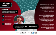 Imagem mostra detalhes de live do lab com Frederico Oliveira, do Ibict