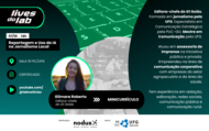 Imagem mostra informações de Live com Gilmara Roberto
