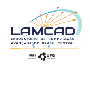 Imagem mostra logo do LAMCAD/UFG