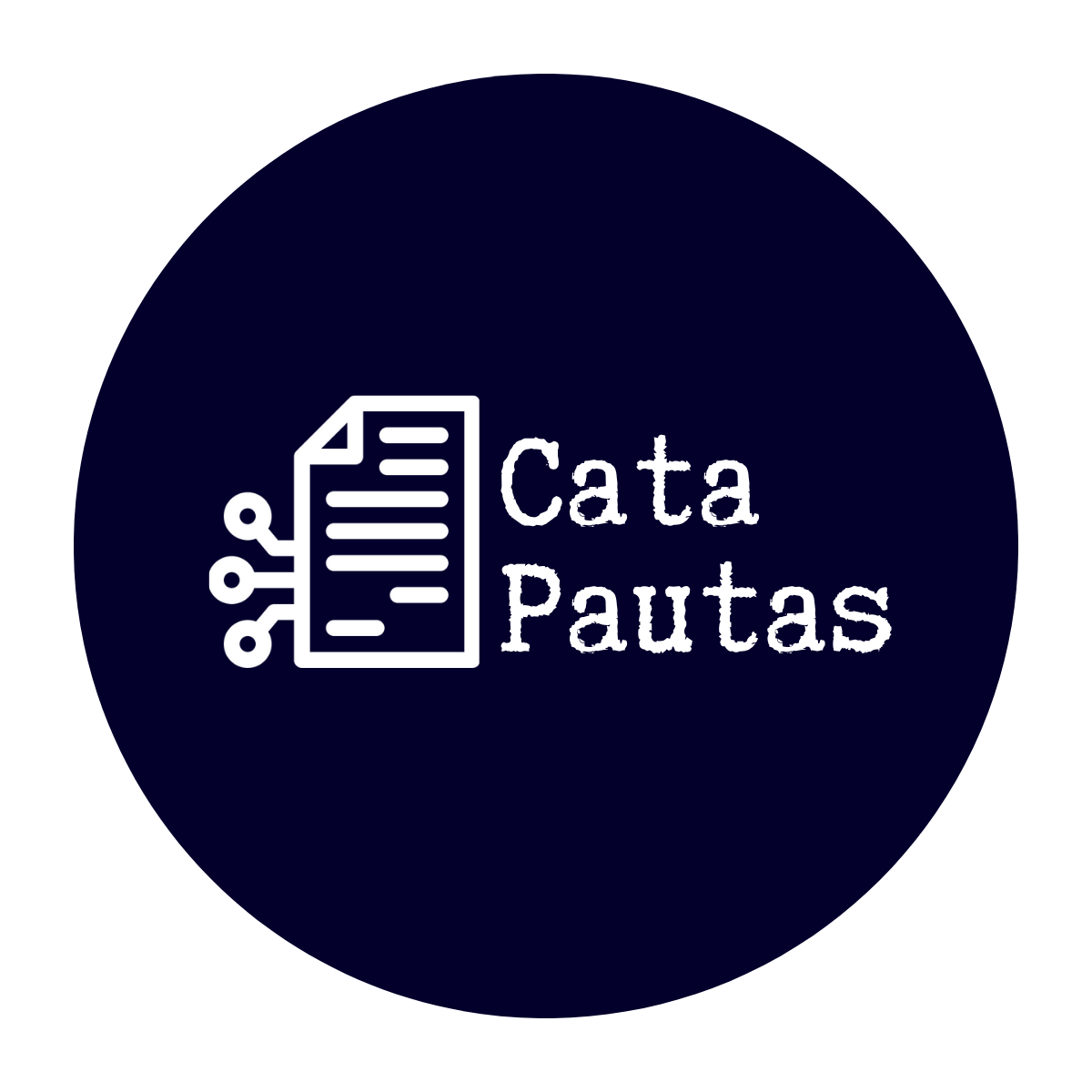 logomarca do projeto cata-pautas