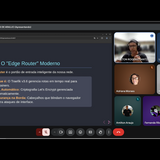 Imagem mostra AMilton Rogério Ministrando curso do Nodus