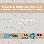 Fundo em tom cinza claro com as linhas curvas em tons de amarelo e marrom claro, mantendo a mesma identidade visual. A chamada para inscrições está centralizada em destaque, incentivando a participação do público como ouvinte.