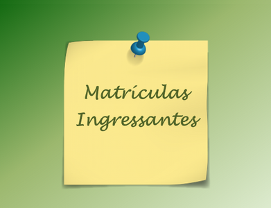 Matrículas ingressantes