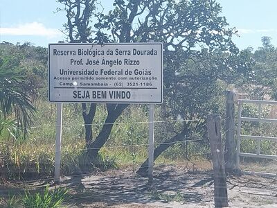 Foto da entrada da Reserva