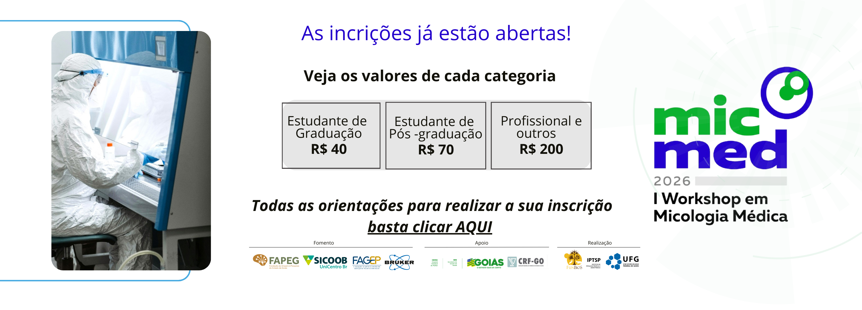 Inscrições Banner segundo