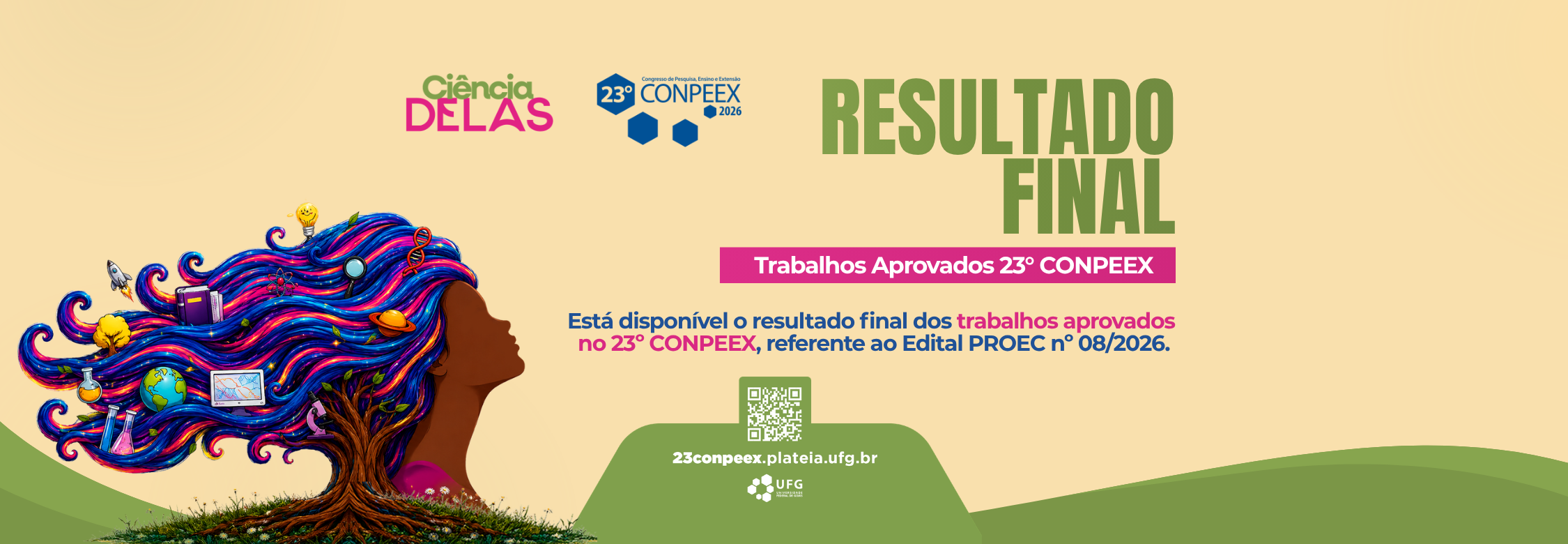 Resultado Final dos Trabalhos Aprovados Conpeex - Banner