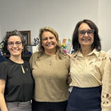 Banner Reitoria da UFG recebe diretores do Campus Caldas Novas