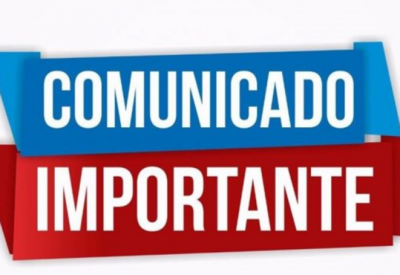 Comunicado importante Comunicado importante