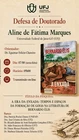 Convite de defesa de tese - Aline de Fatima