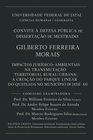 Convite - Defesa Gilberto Ferreira Morais