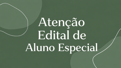 Imagem para Edital de Aluno Especial