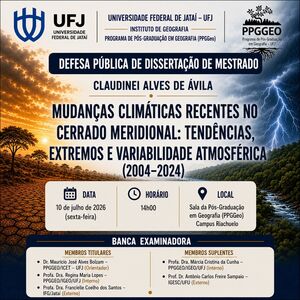 Convite defesa de Mestrado - Claudinei Alves de Ávila