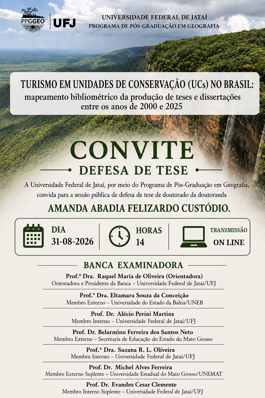 Convite de defesa - Amanda Abadia