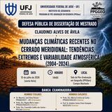 Convite defesa de Mestrado - Claudinei Alves de Ávila