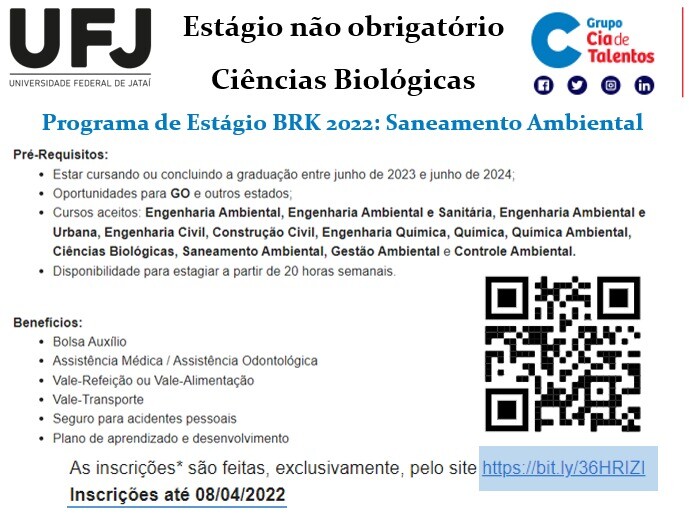 Banner estágio BRK