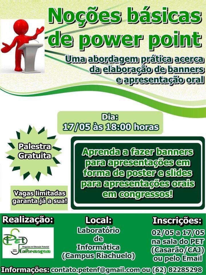 Divulgação curso básico de power point