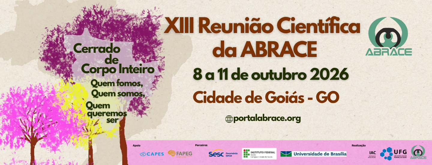 Banner XIII reunião científica da Abrace