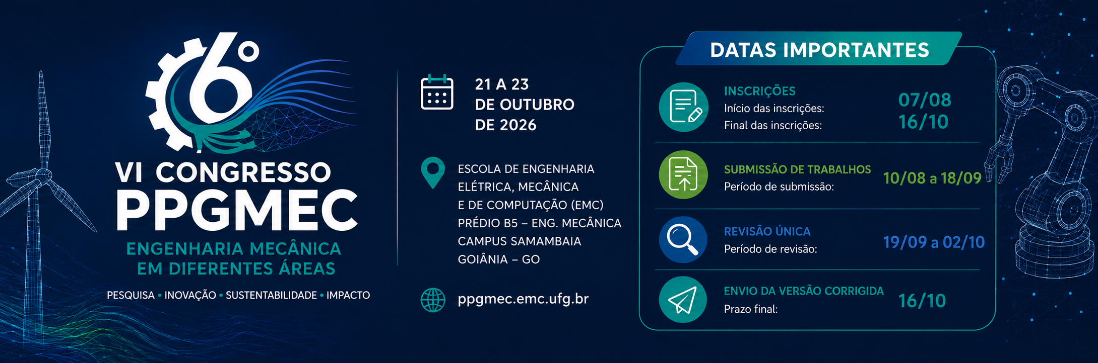 Datas importantes