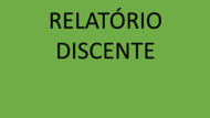 Relatório Discente