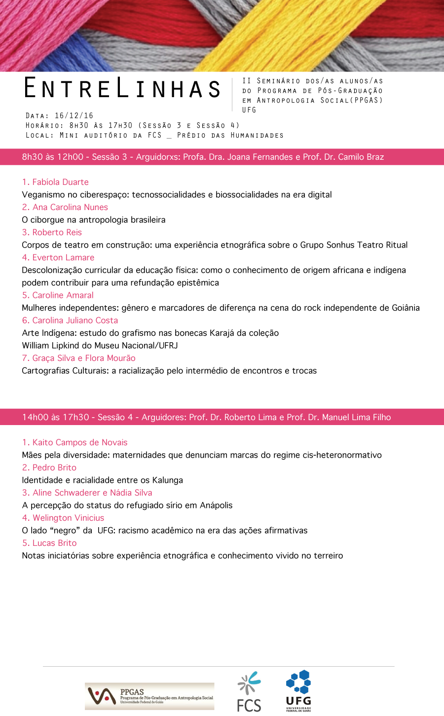 Entrelinhas dia 16