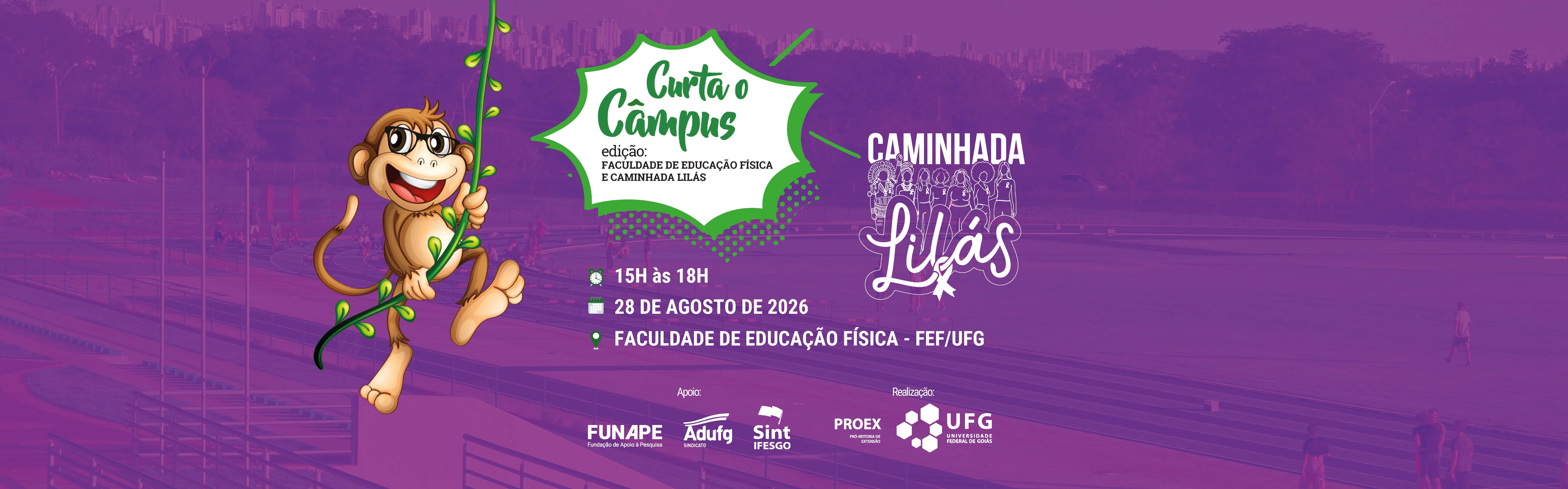 curta o campus caminhada lilás