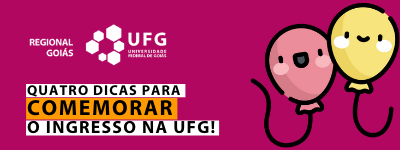 Capa Comemore o ingresso na UFG Capa Comemore o ingresso na UFG