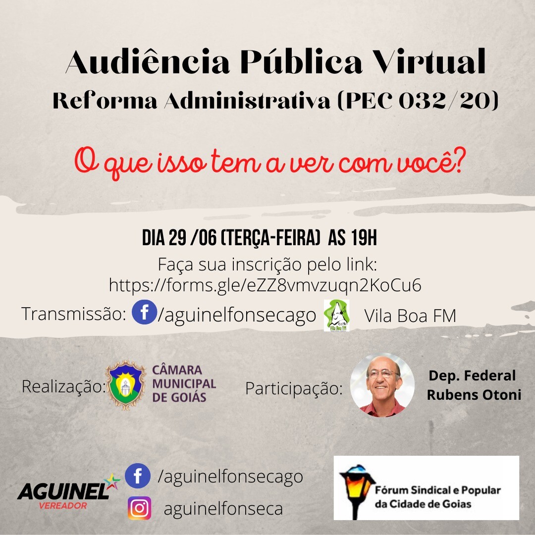 Evento Câmara Goias