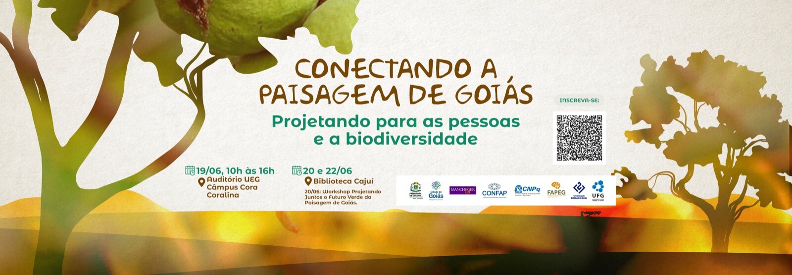 Banner Evento Conectando a Paisagem