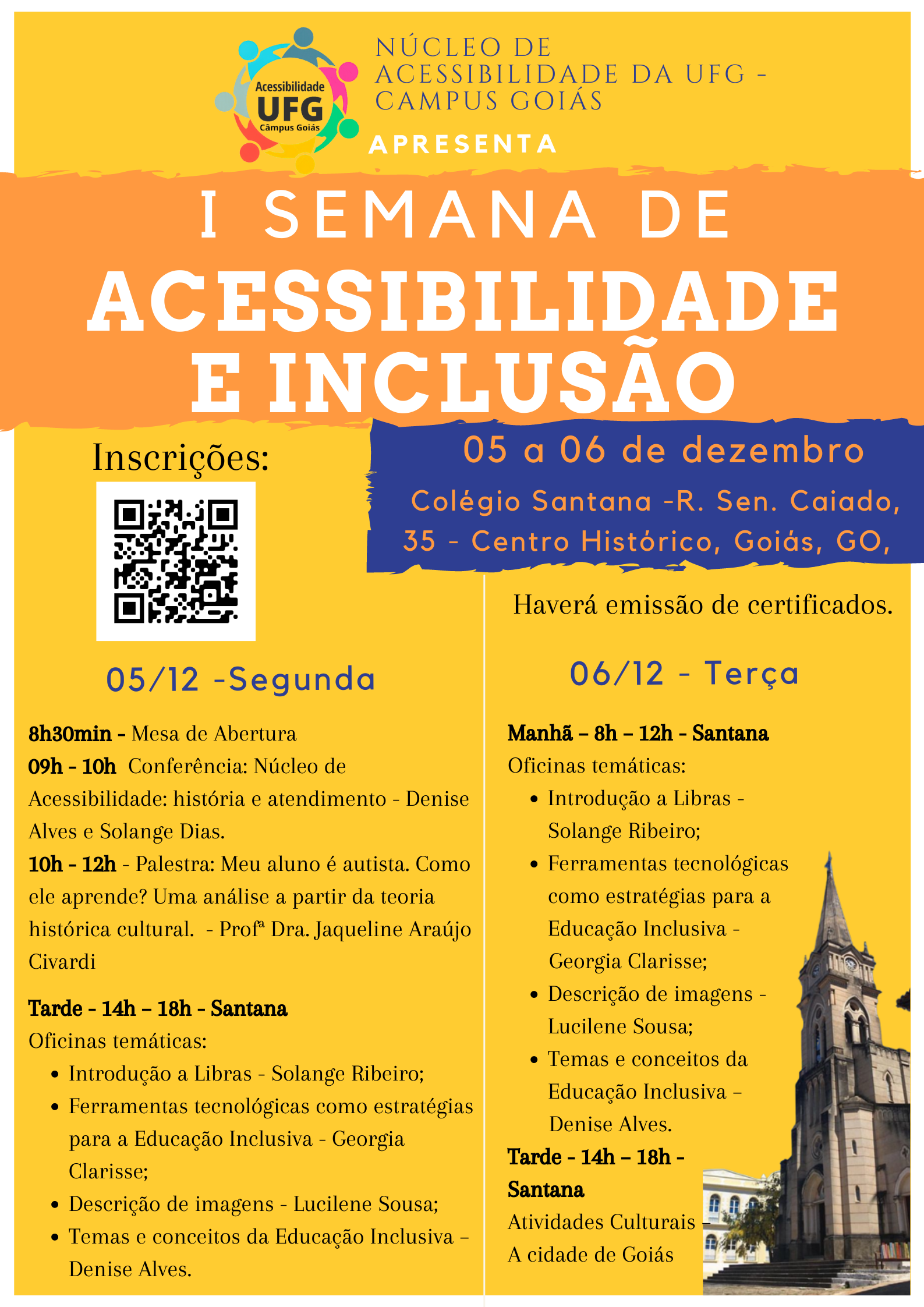 Semana de acessibilidade e inclusão 