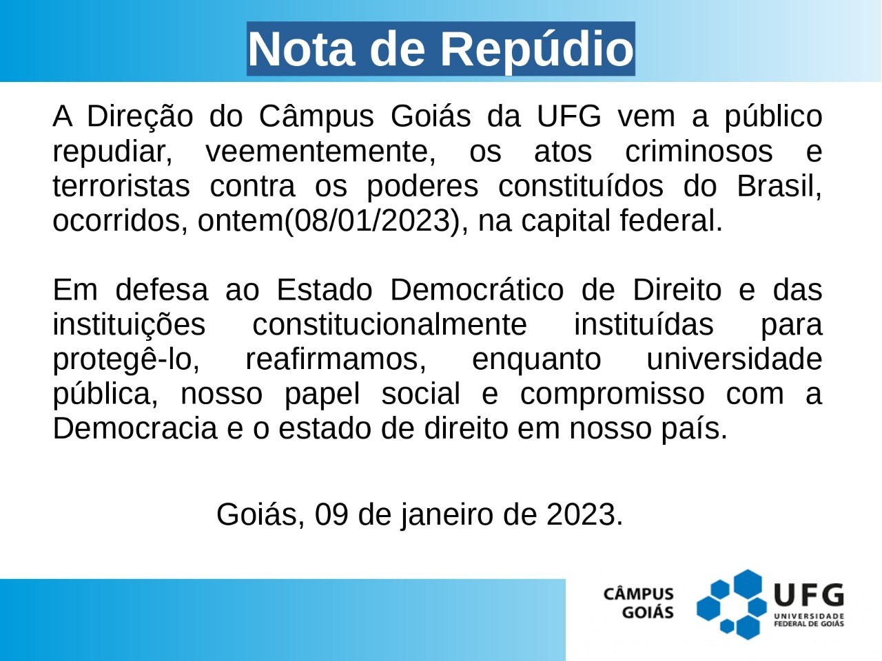 Nota de Repúdio