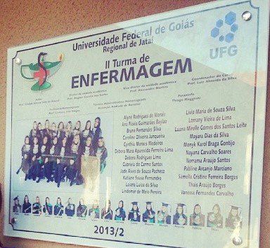 formandos II turma de enfermagem