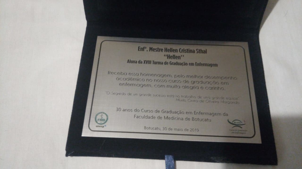 Foto homenagem Unesp profa. Hellen 4