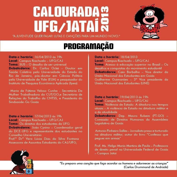 Calourada 2013