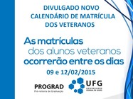 2NOvo calendário de matrícula