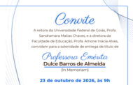 Professora Emérita - Dulce