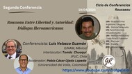 Dia 19/09 com início às 19h acontece a Segunda Conferência do CICLO IBEROAMERICANO ROUSSEAU, no site oficial da UFG no Youtube