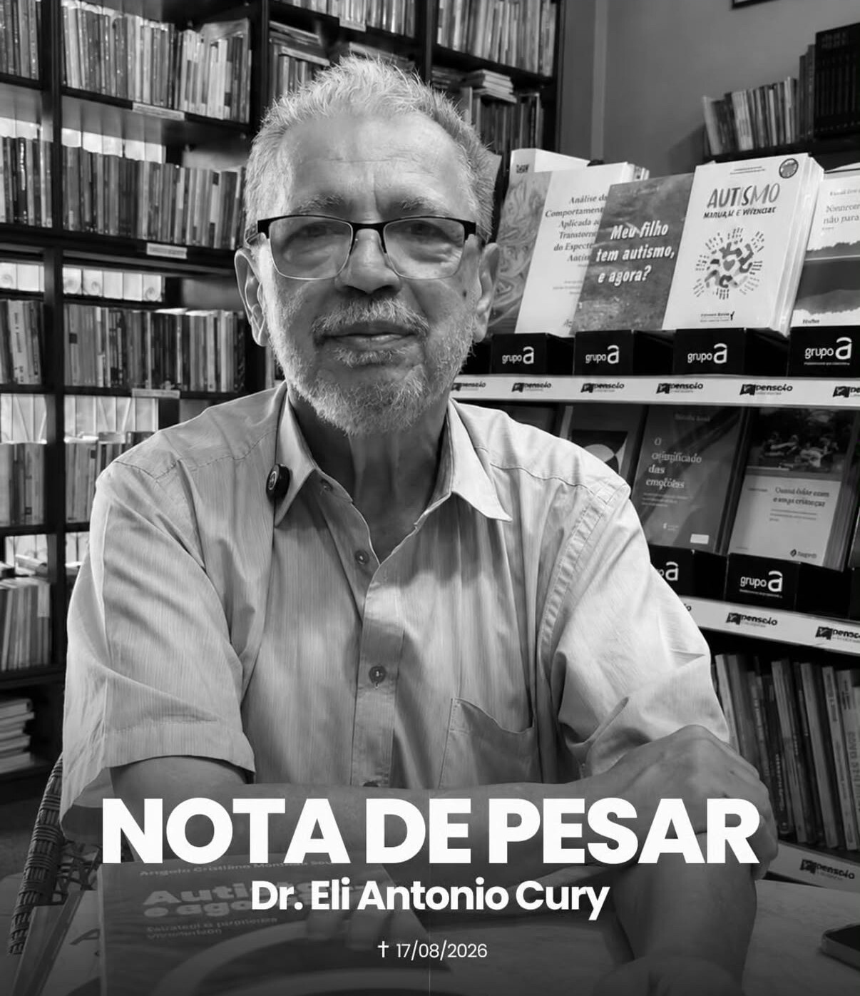 psicólogo Dr. Eli Antonio Cury